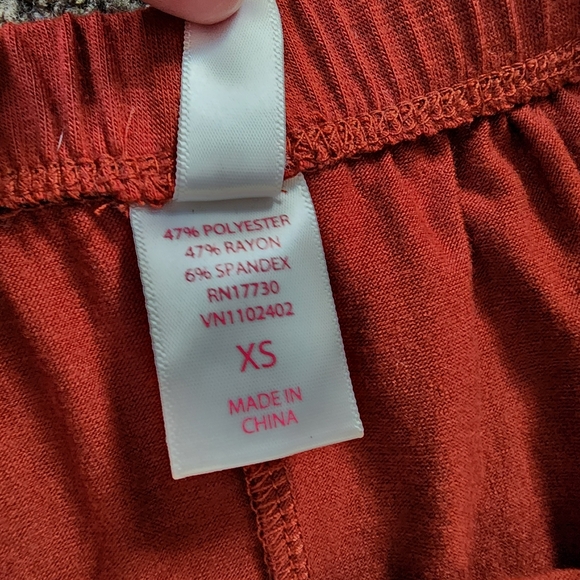 Rust Red Maxi Skirt, Women's XS - Picture 5 of 6